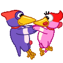 发烧,啄木鸟,Woodpecker,微信表情,GIF,sticker
