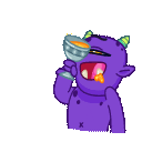 困惑,独眼巨人,Cyclops,微信表情,GIF,sticker