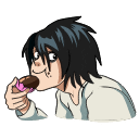 中性或怀疑表情,死亡笔记,DeathNote,微信表情,GIF,sticker